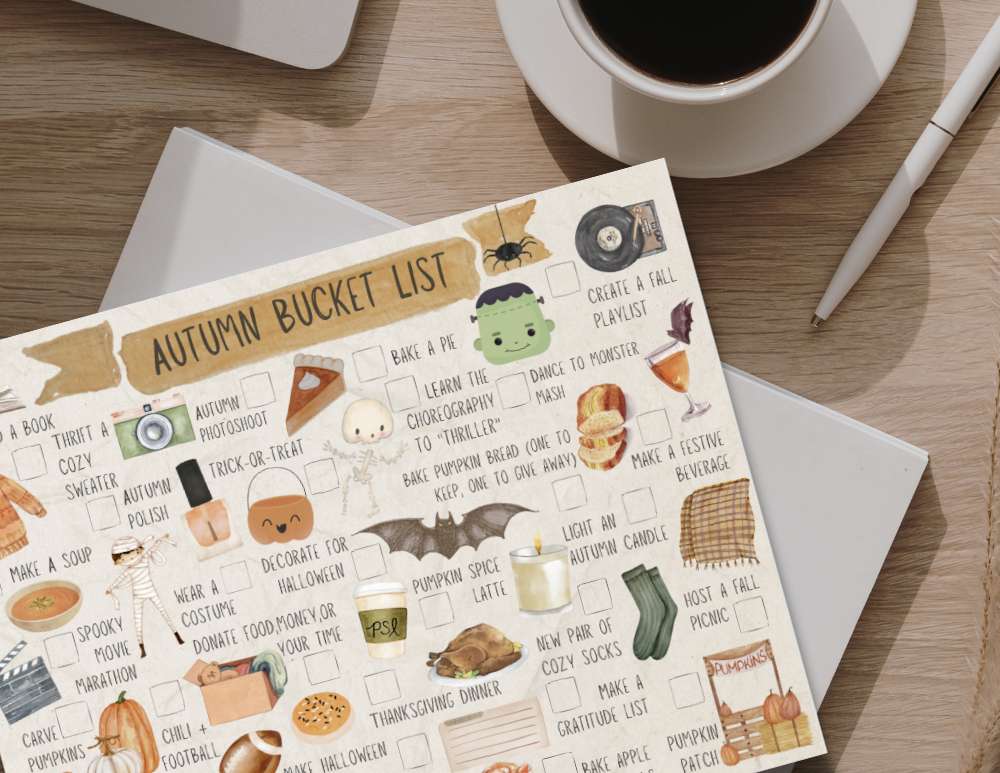 Autumn/Fall Bucket List (Download)