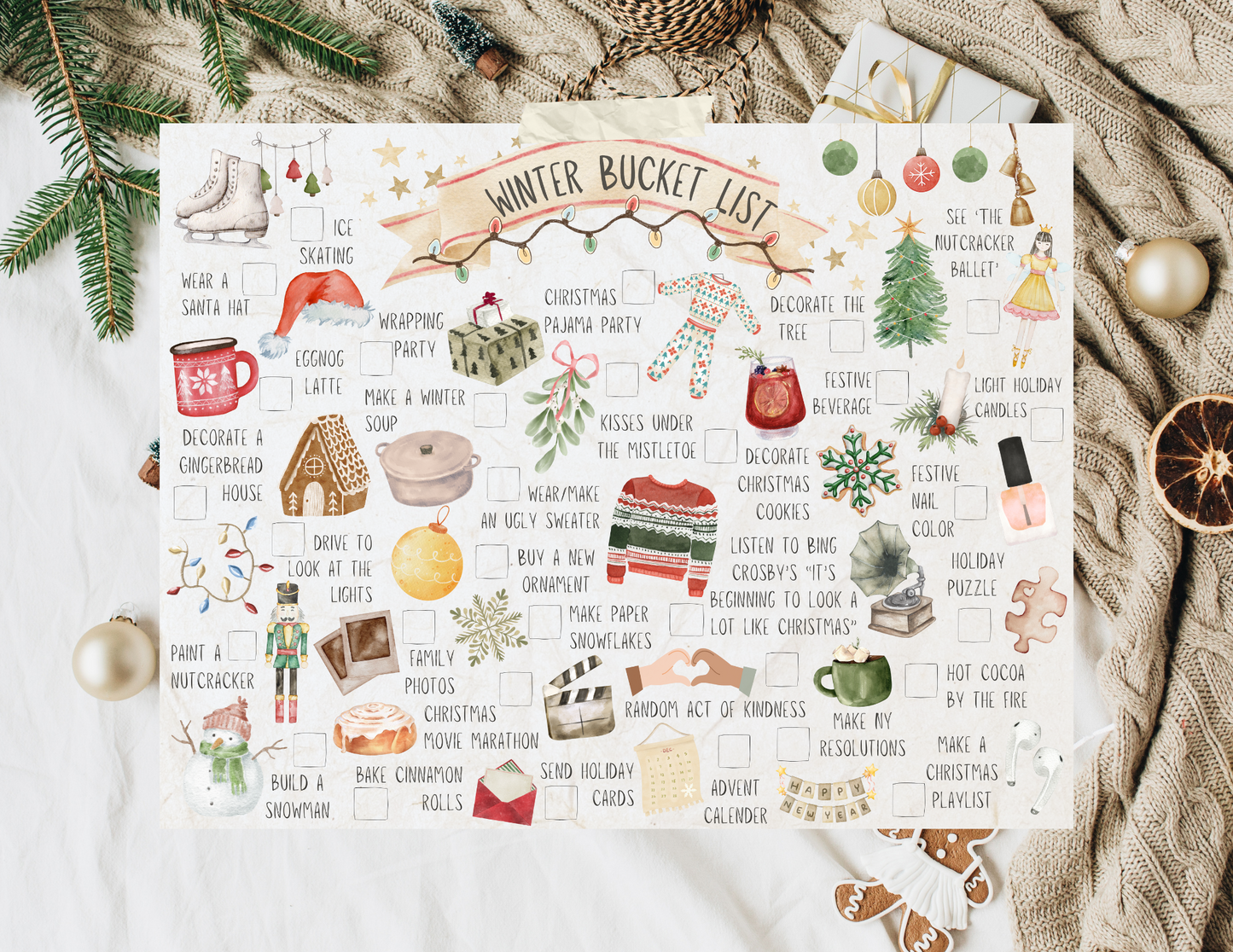 Winter Bucket List (Download)