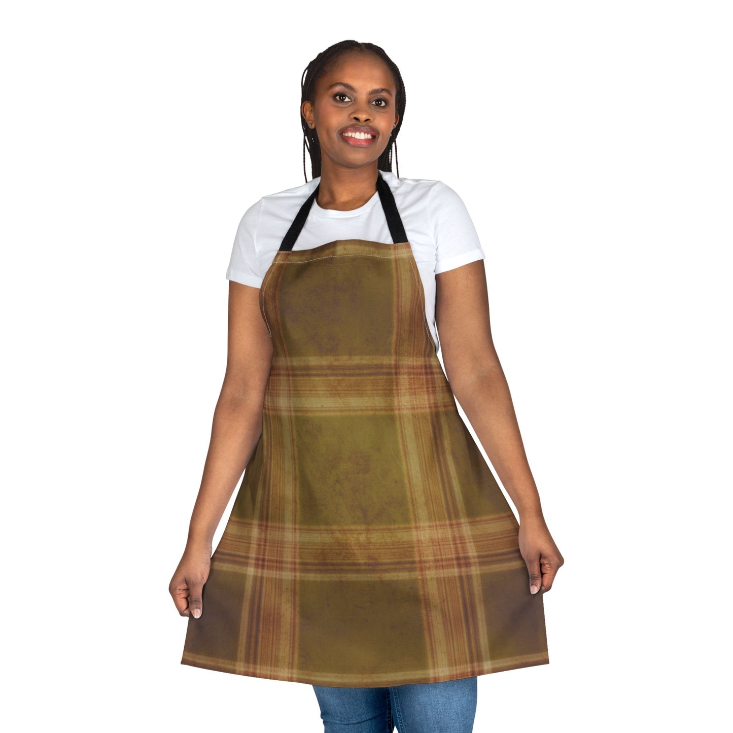 Amber Plaid Apron