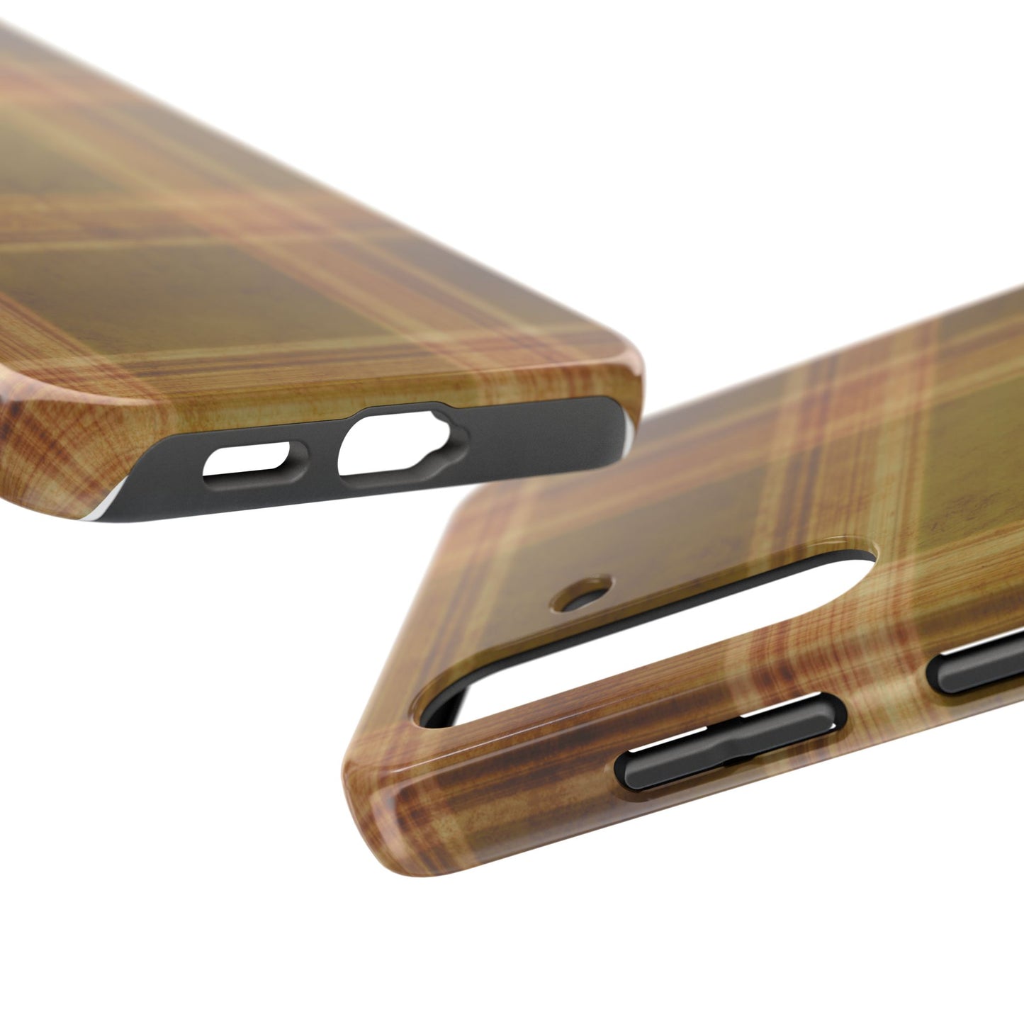 Amber Plaid Phone Case