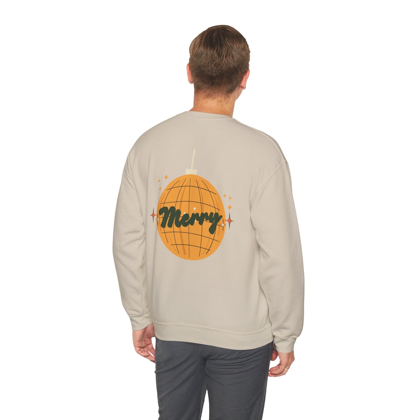 Retro Merry Sweatshirt (Unisex)