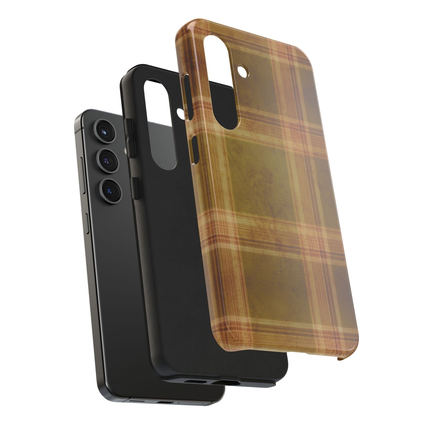 Amber Plaid Phone Case