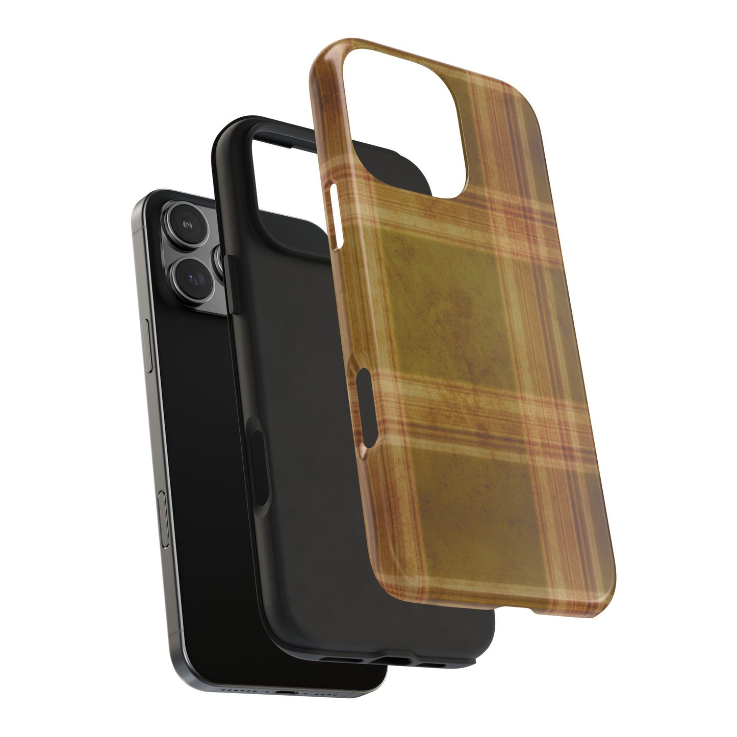 Amber Plaid Phone Case