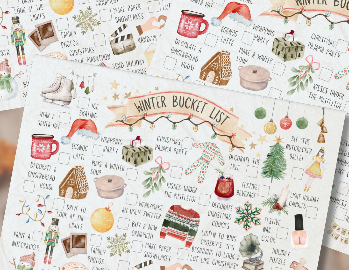 Winter Bucket List (Download)