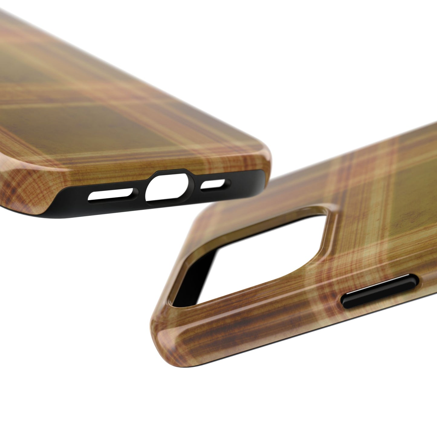 Amber Plaid Phone Case