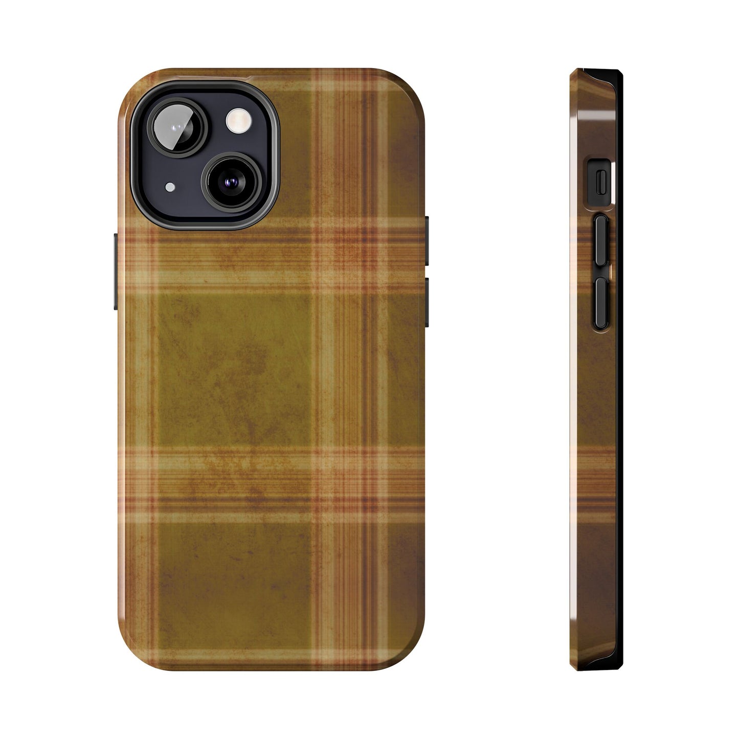 Amber Plaid Phone Case