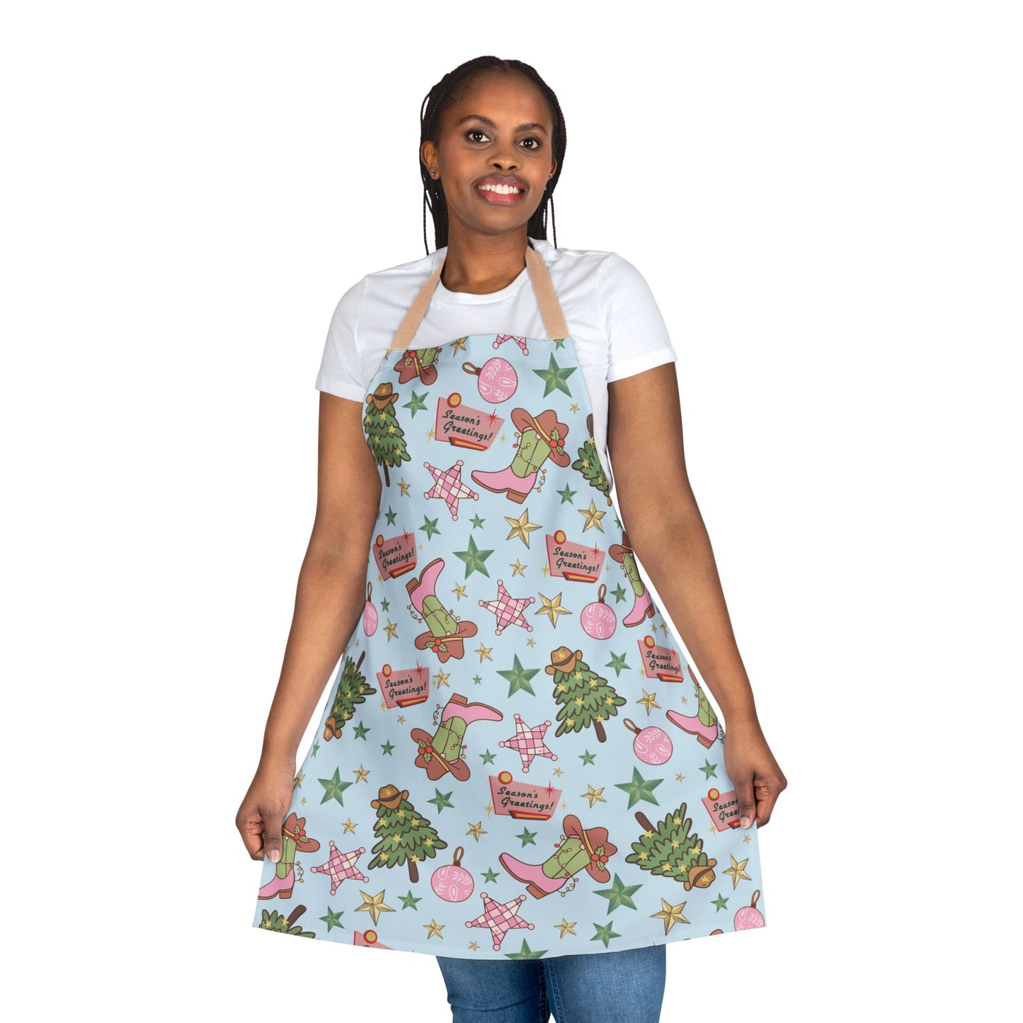 Blue Howdy Apron