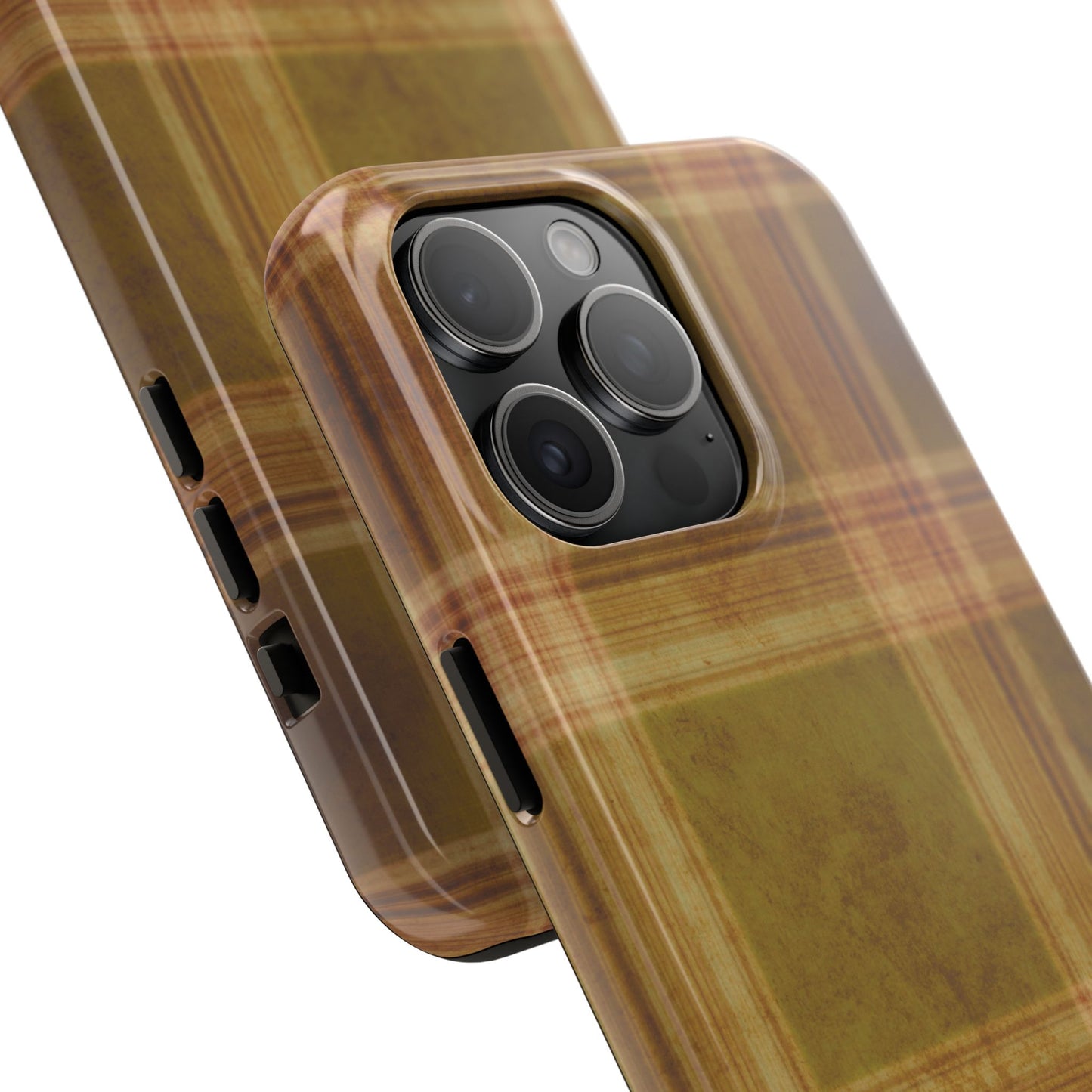 Amber Plaid Phone Case