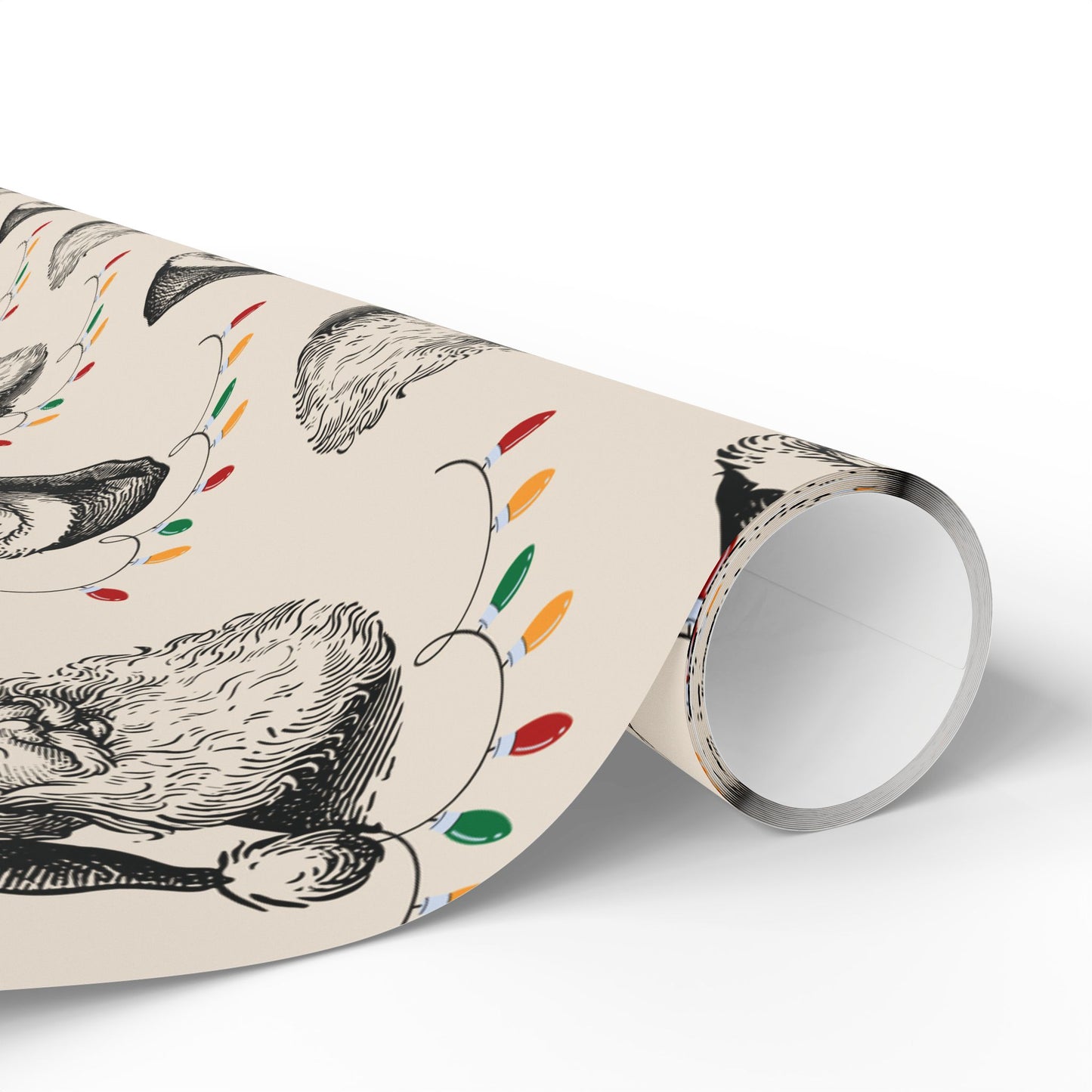 Vintage Santa Wrapping Paper