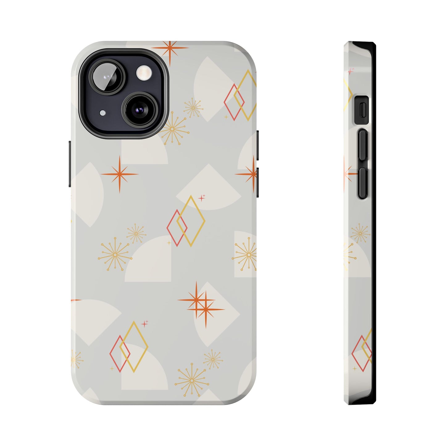 Mid Century Powder Blue Phone Case