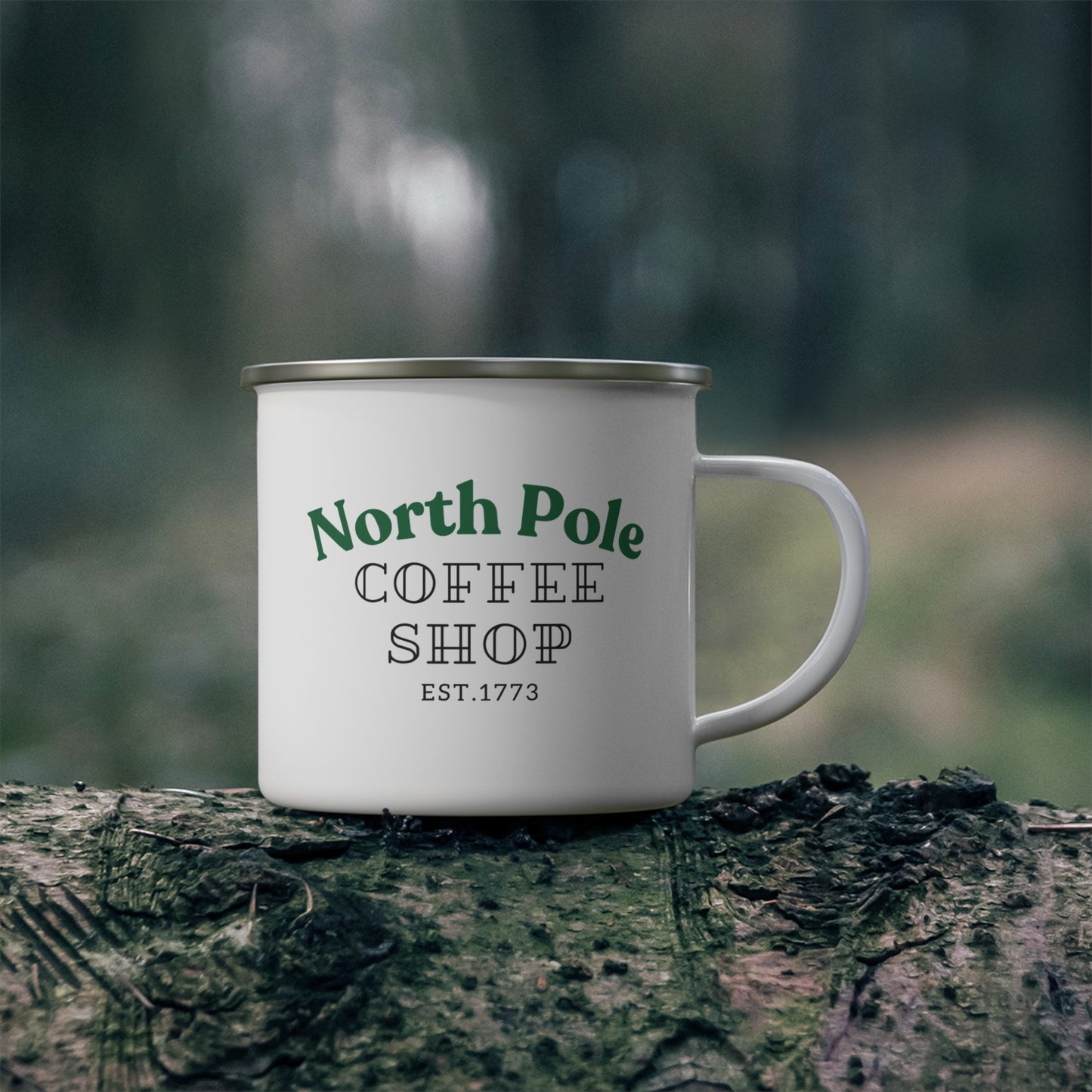 North Pole Coffee Camping Mug