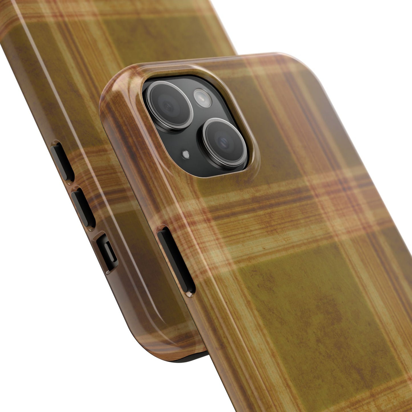 Amber Plaid Phone Case