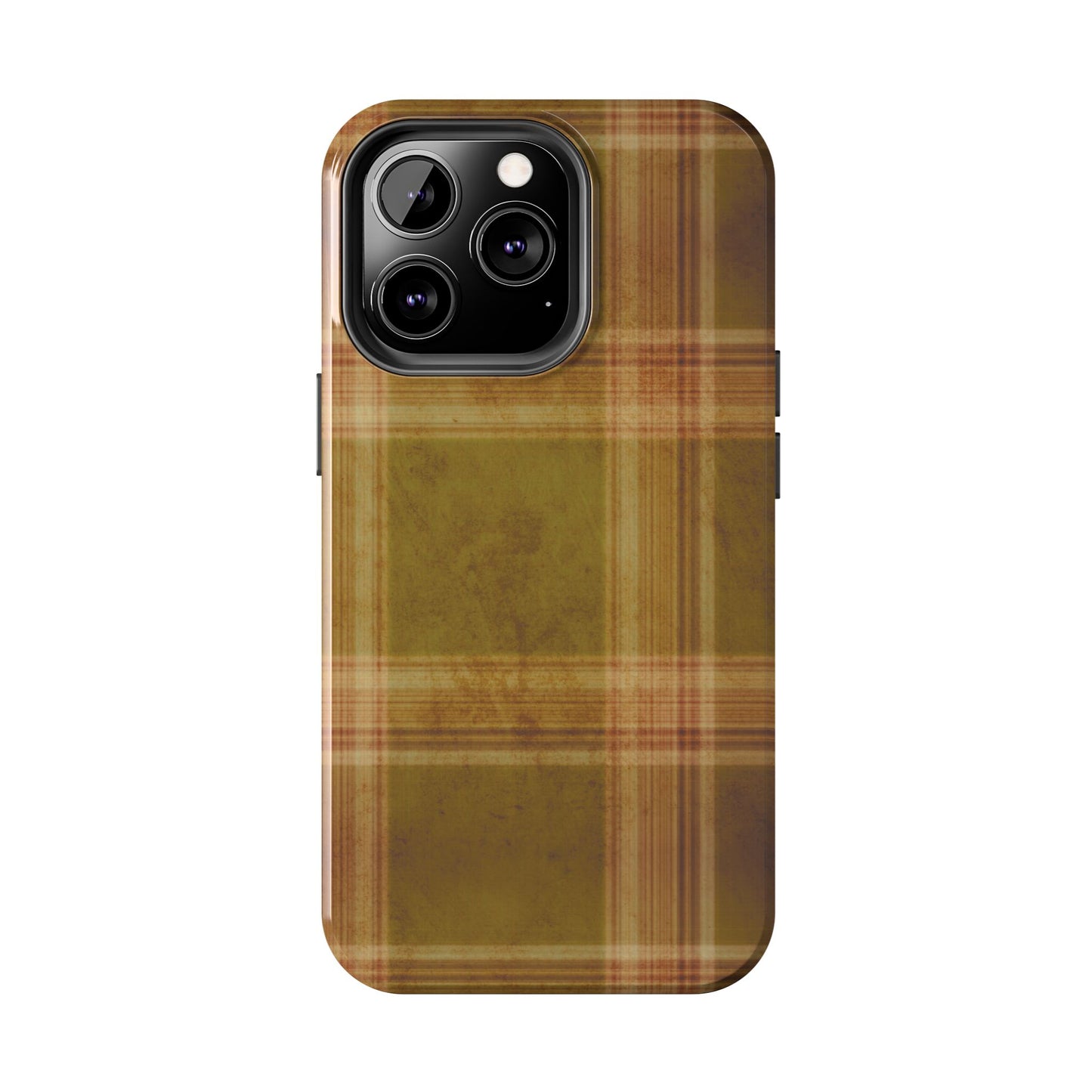Amber Plaid Phone Case