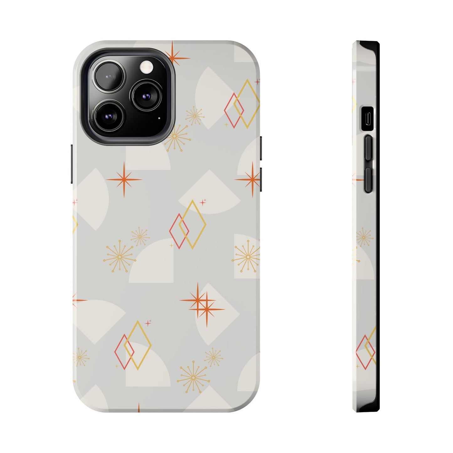 Mid Century Powder Blue Phone Case