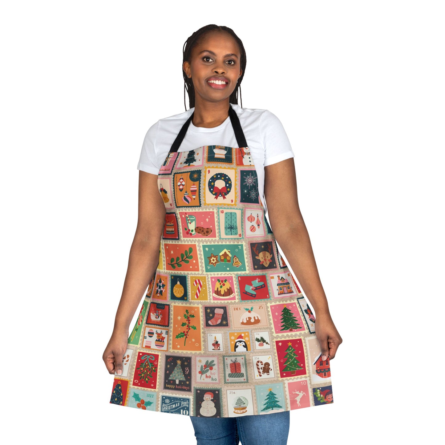 Holiday Stamps Apron