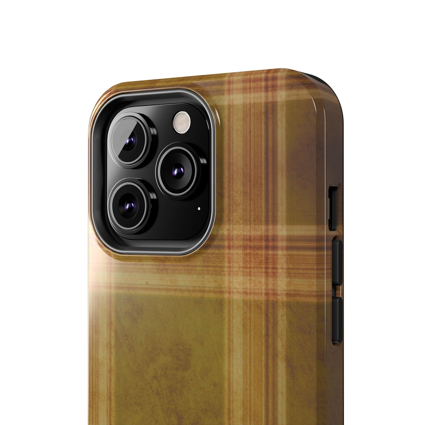 Amber Plaid Phone Case
