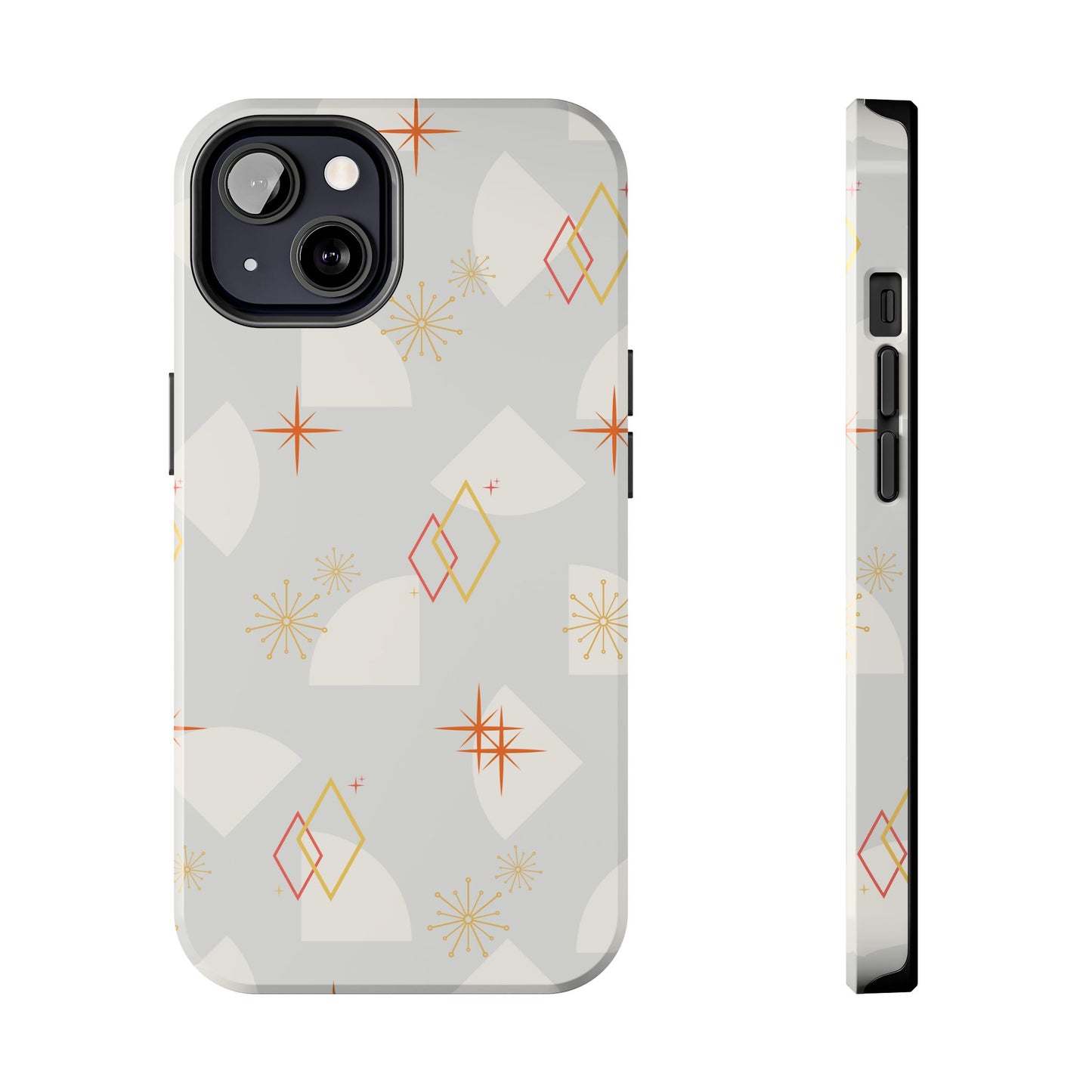 Mid Century Powder Blue Phone Case