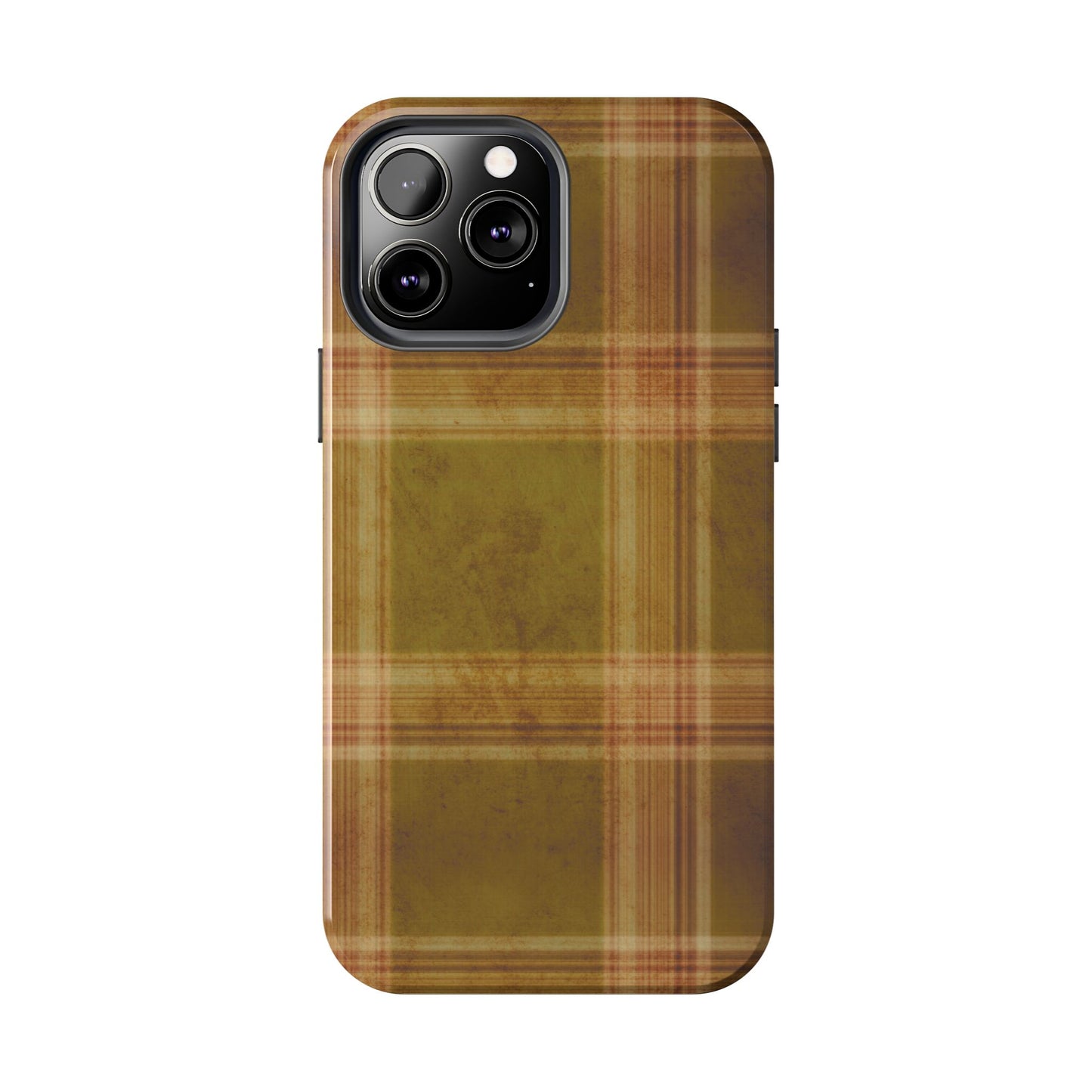 Amber Plaid Phone Case