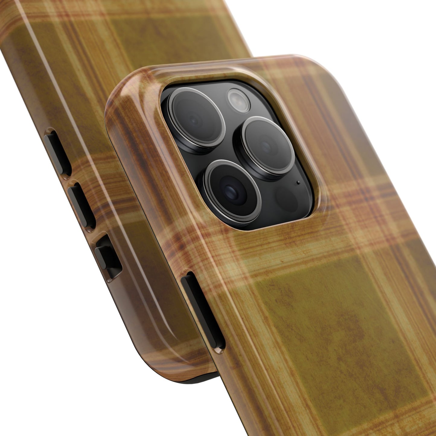Amber Plaid Phone Case