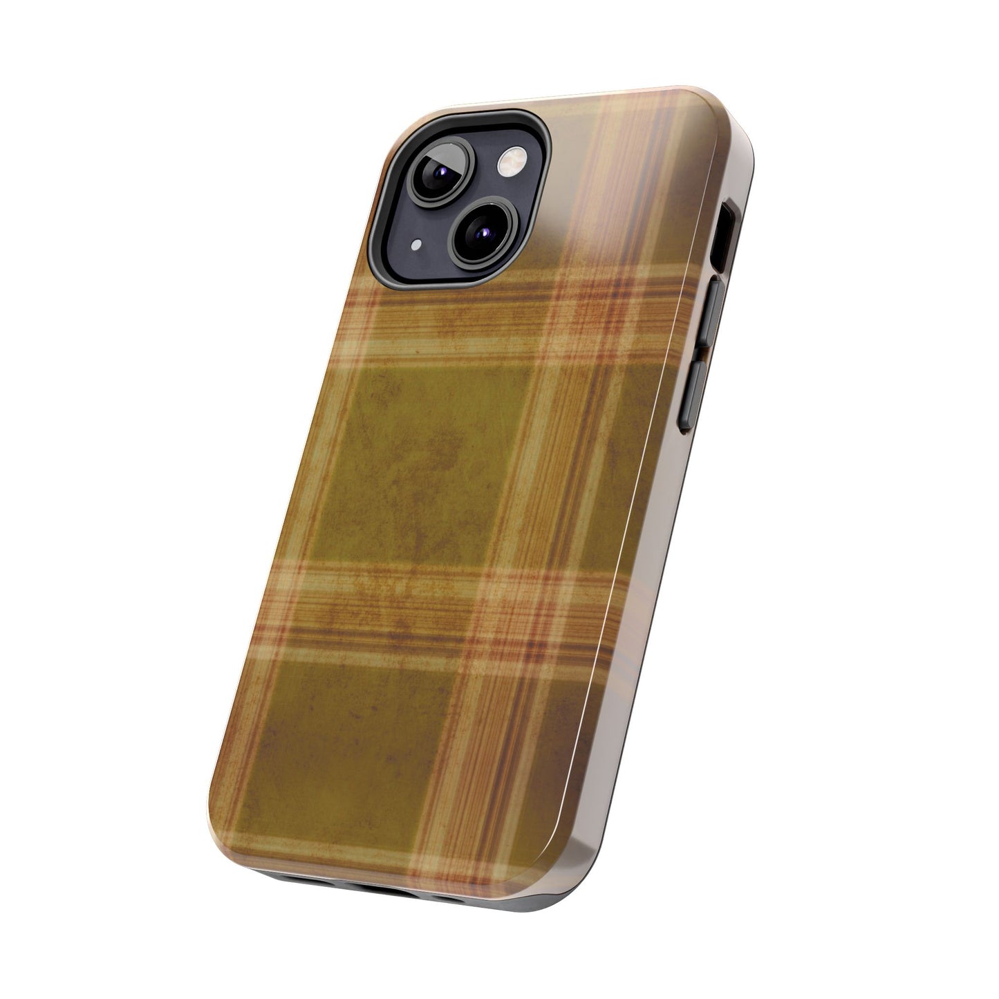 Amber Plaid Phone Case