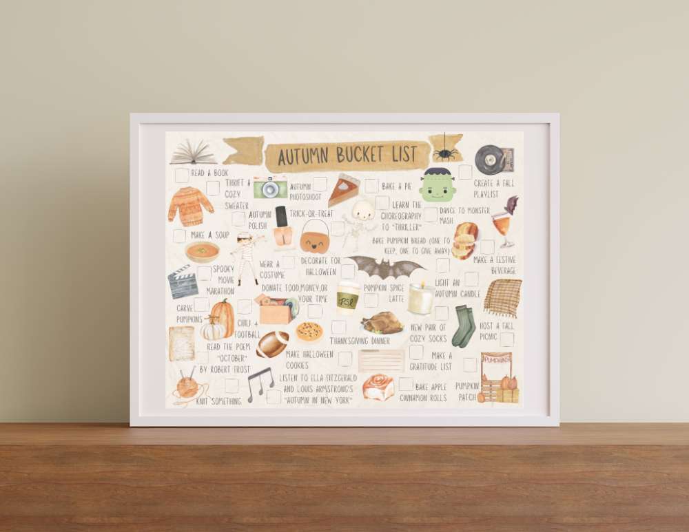 Autumn/Fall Bucket List (Download)