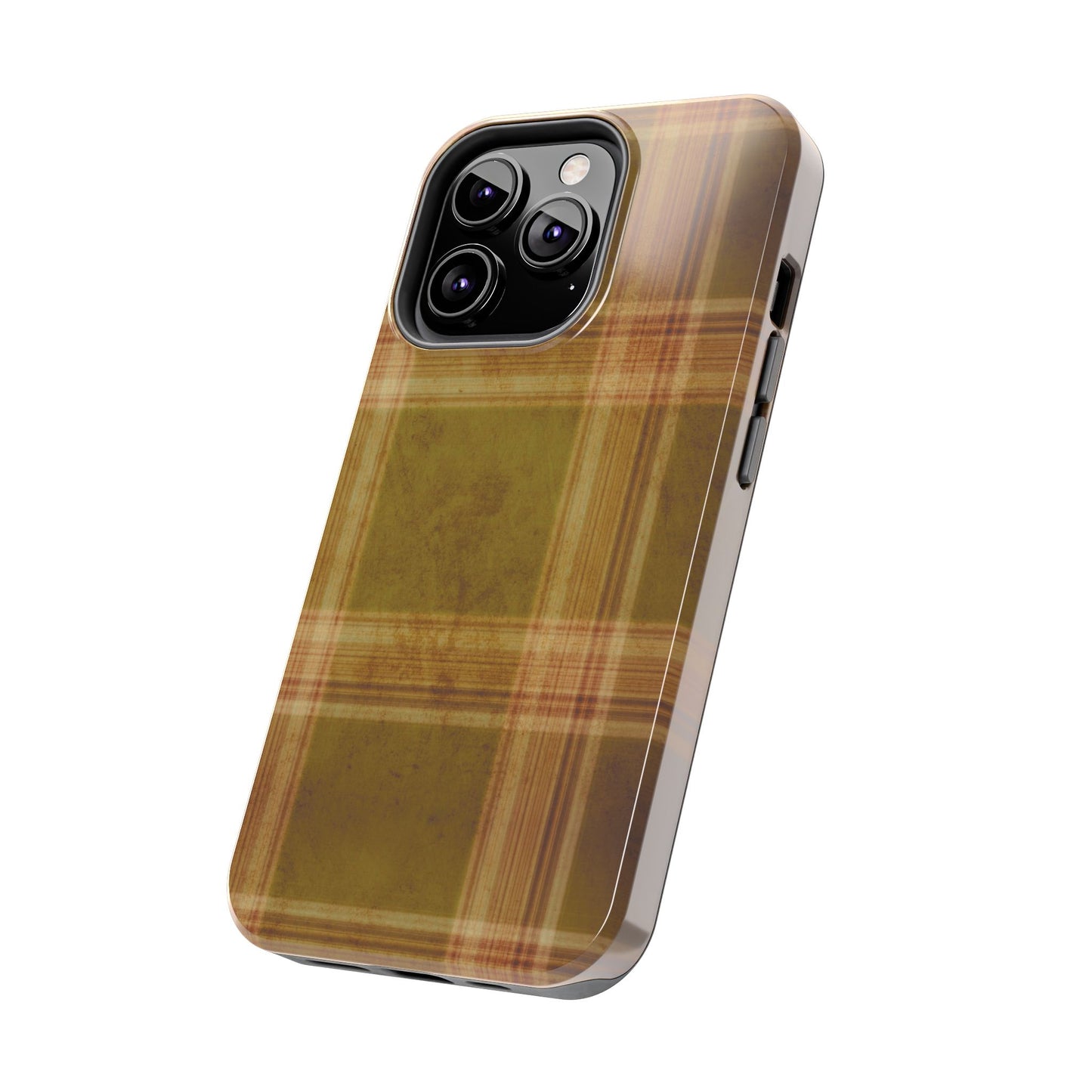 Amber Plaid Phone Case