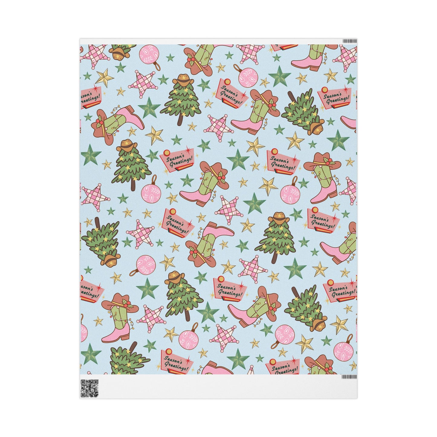 Season's Greetings Wrapping Paper