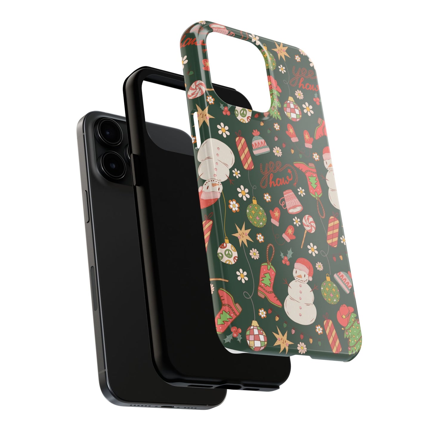 Yee Haw Snowman Phone Case
