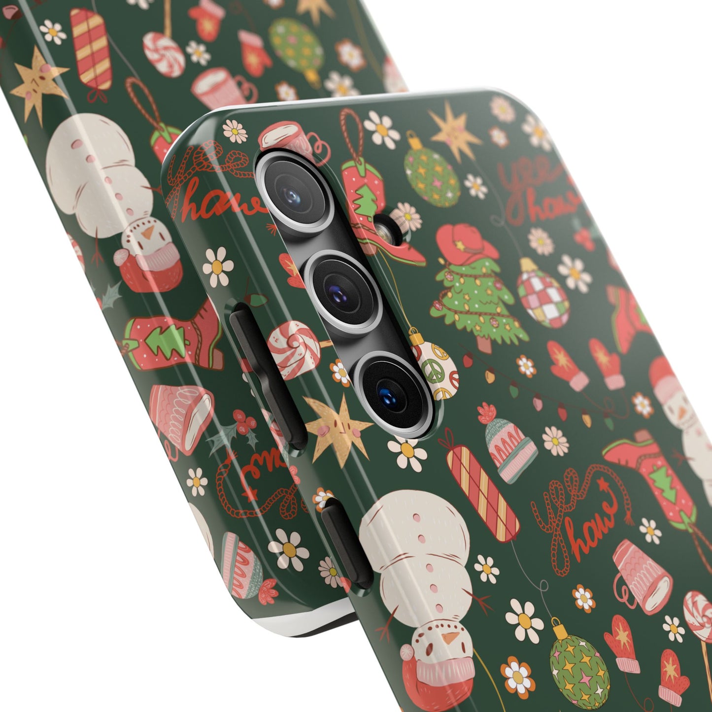 Yee Haw Snowman Phone Case
