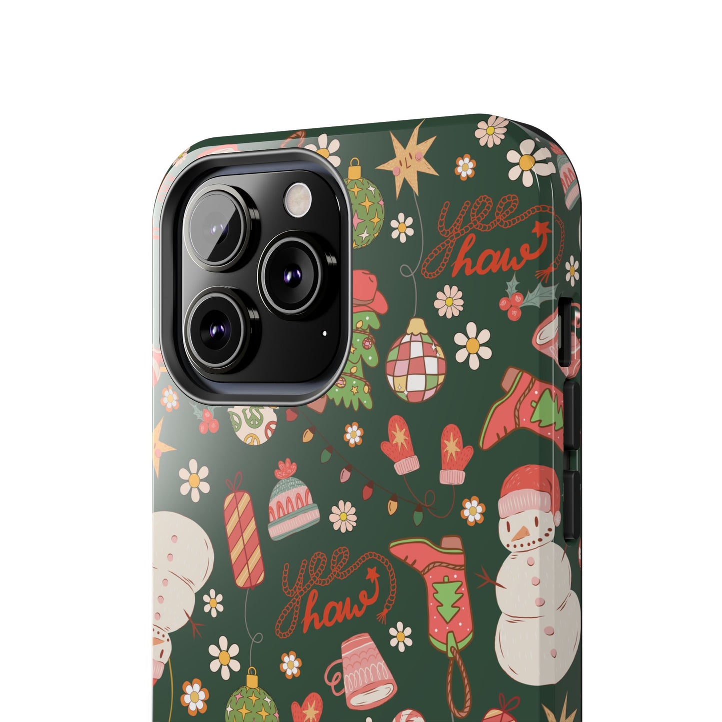 Yee Haw Snowman Phone Case