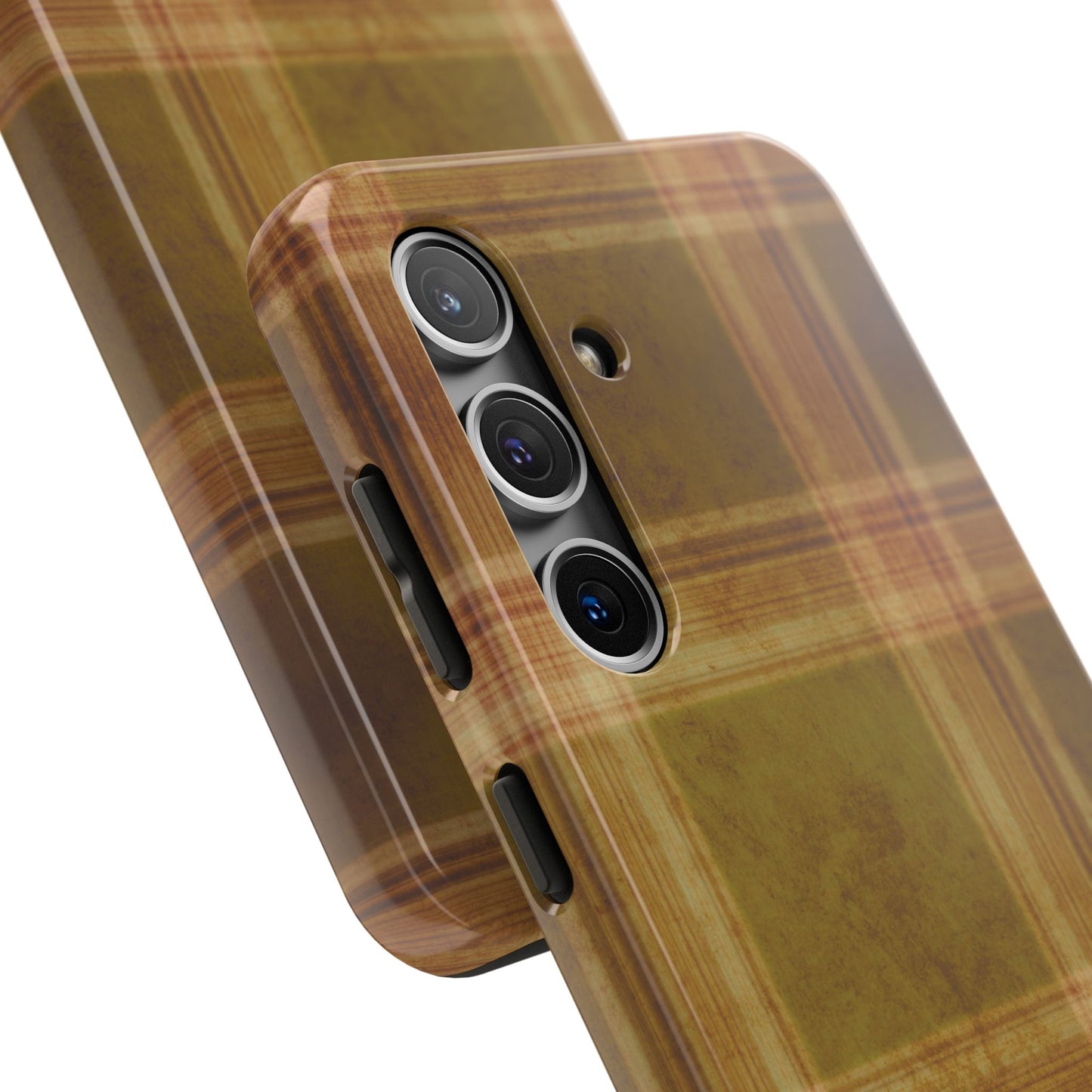 Amber Plaid Phone Case
