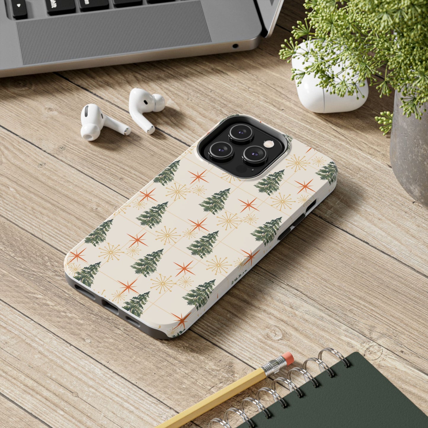 Mid Century Tree Phone Case