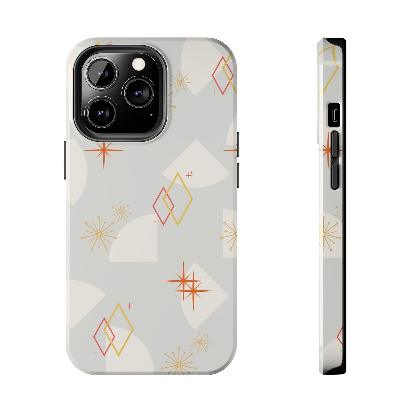 Mid Century Powder Blue Phone Case