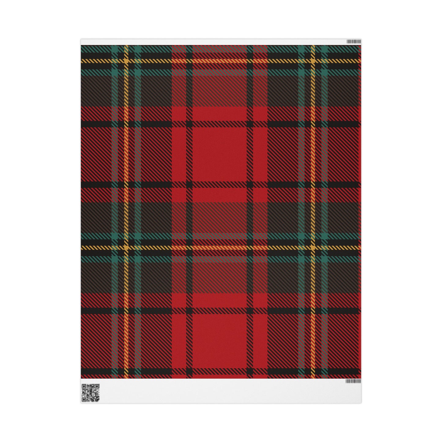 Classic Red Plaid Wrapping Paper