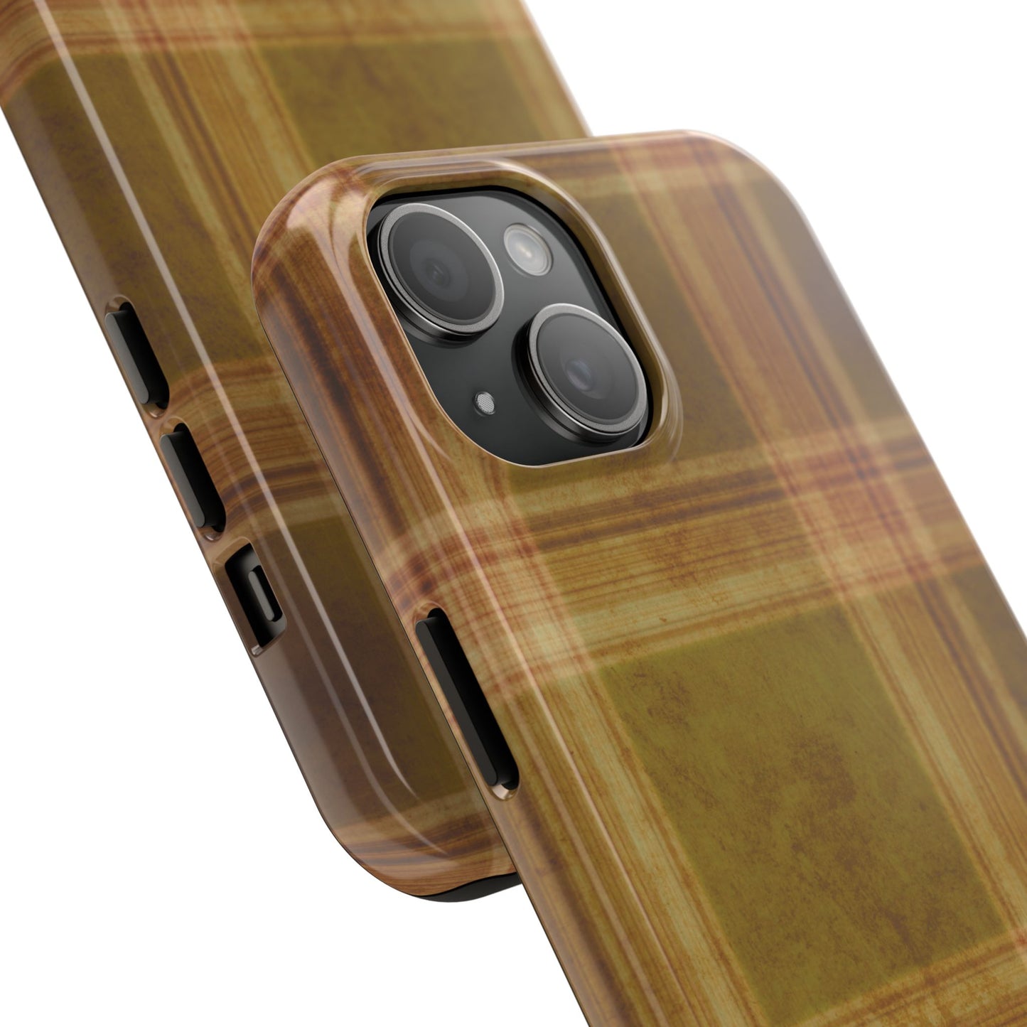 Amber Plaid Phone Case
