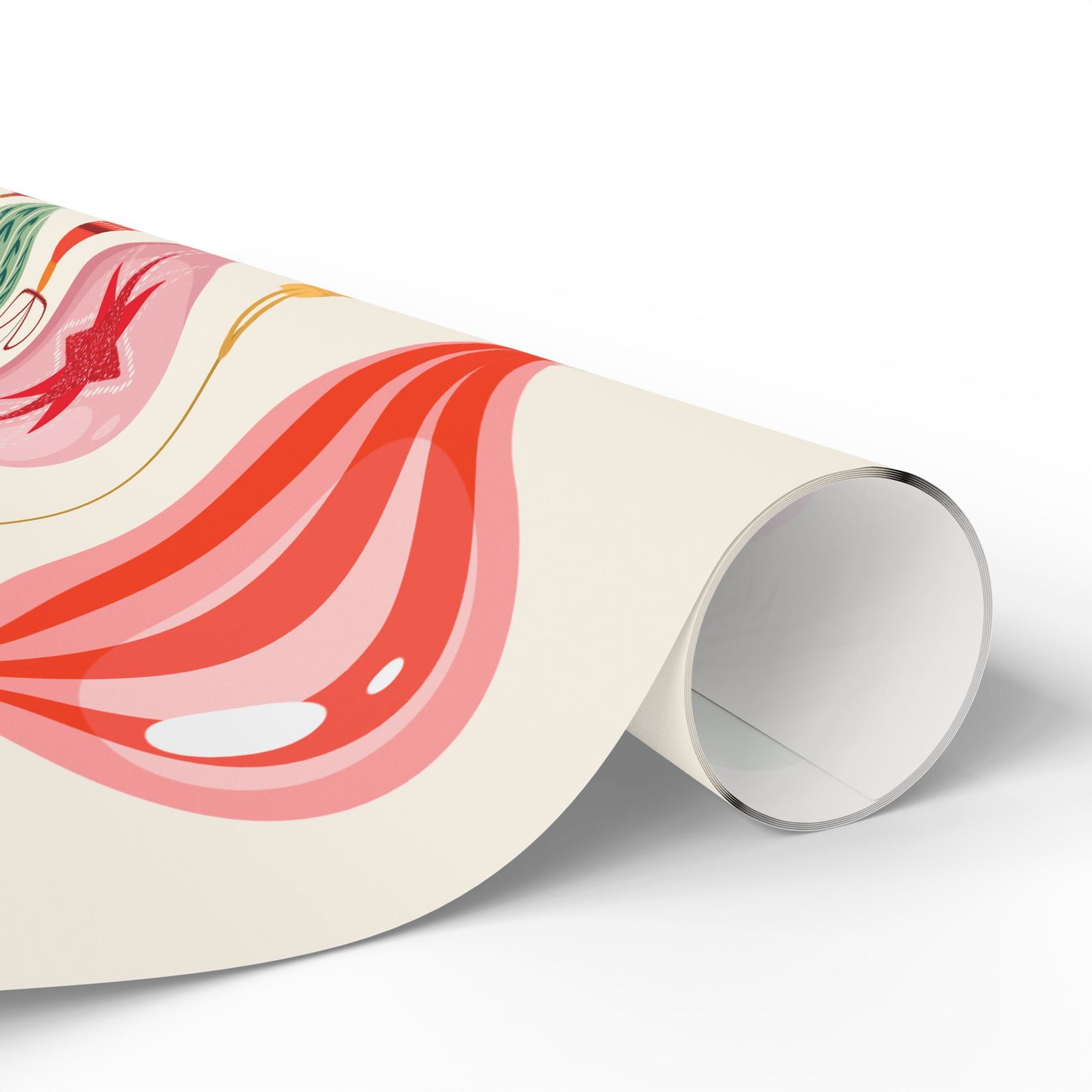 Mid Century Ornament Wrapping Paper