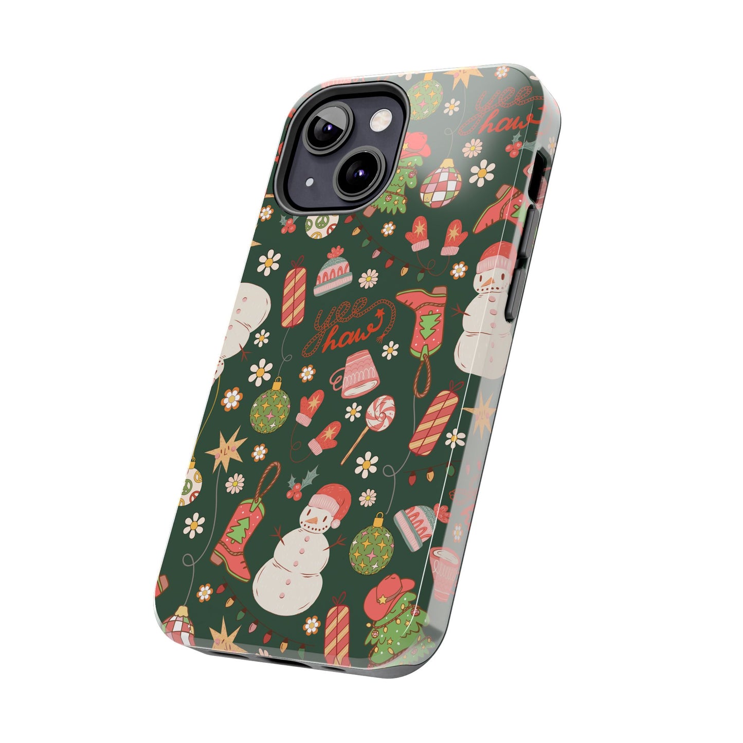 Yee Haw Snowman Phone Case