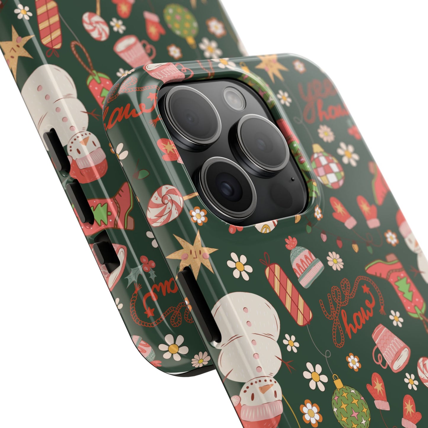 Yee Haw Snowman Phone Case