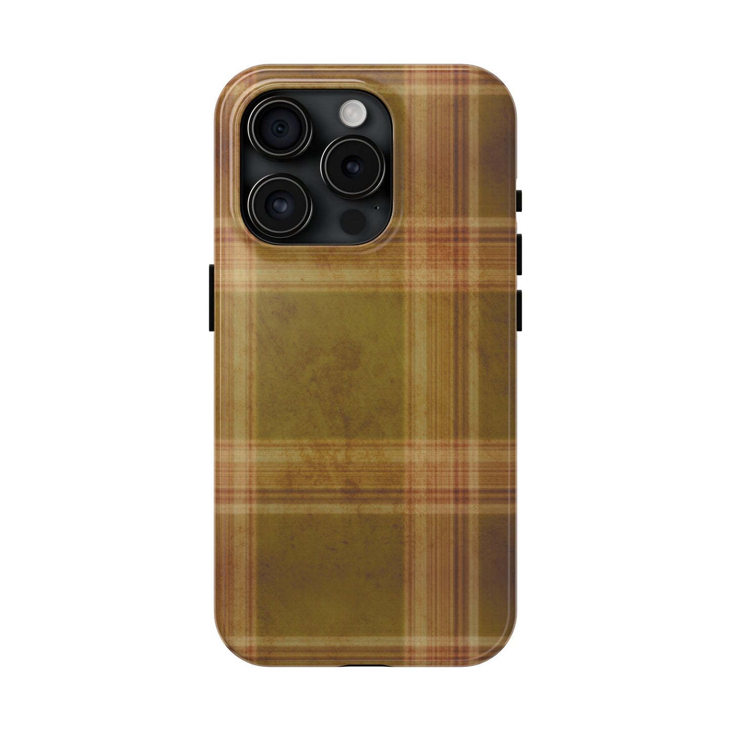 Amber Plaid Phone Case