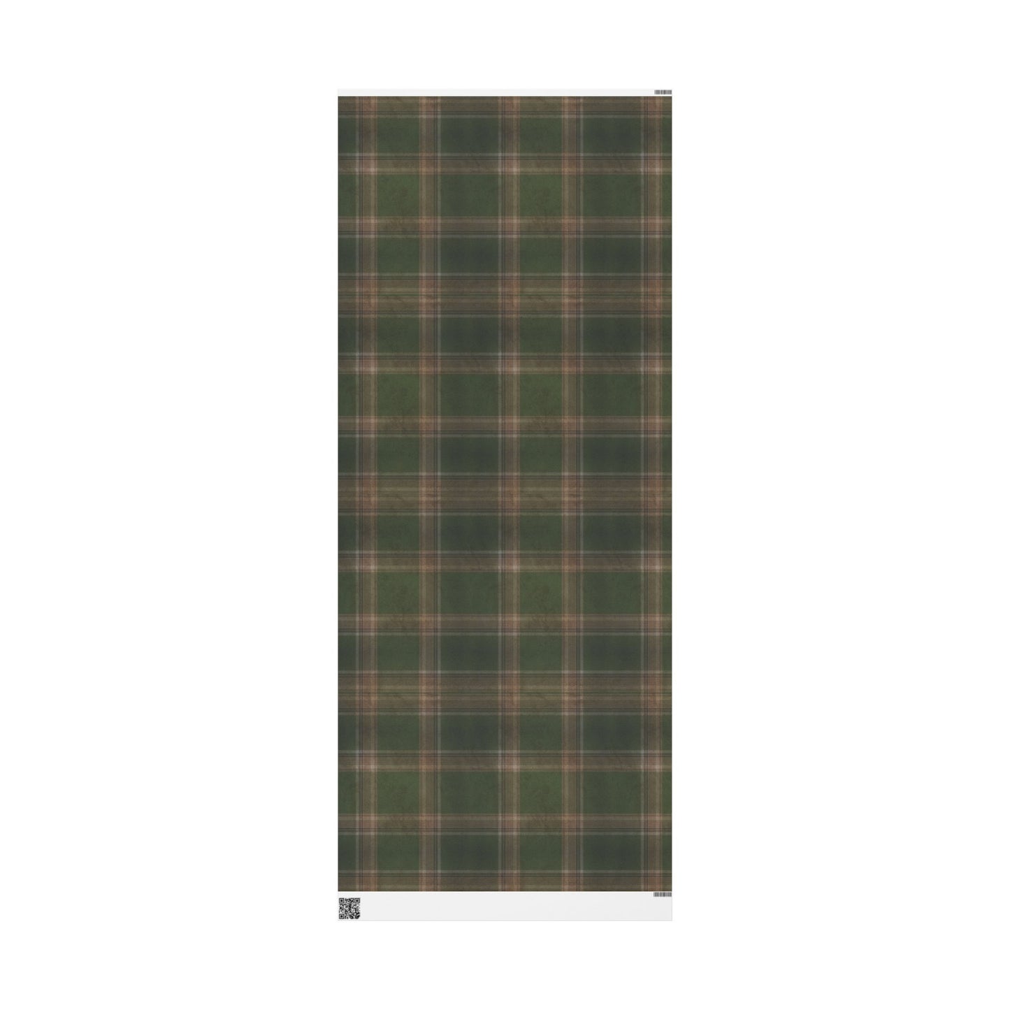 Mossy Plaid Wrapping Paper