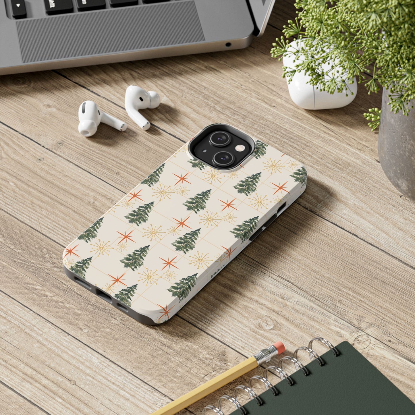 Mid Century Tree Phone Case