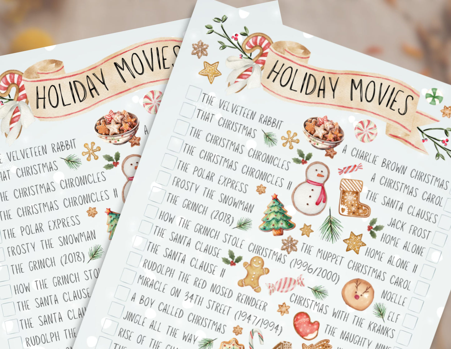 Holiday Movie List (Family-Download)