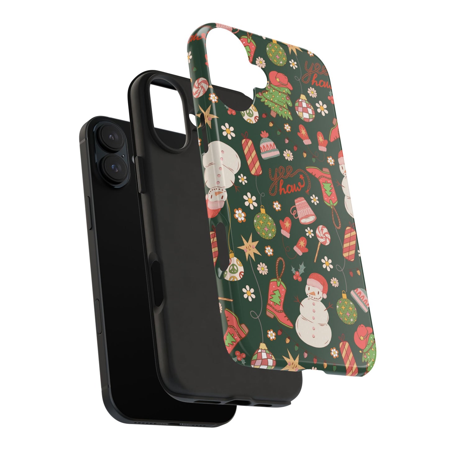 Yee Haw Snowman Phone Case