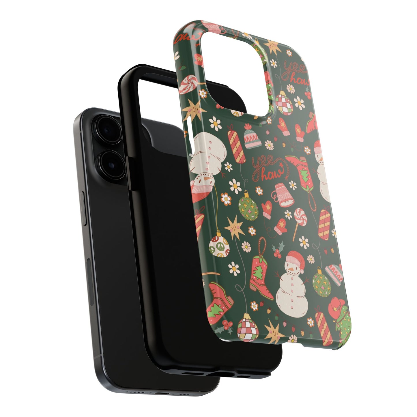 Yee Haw Snowman Phone Case