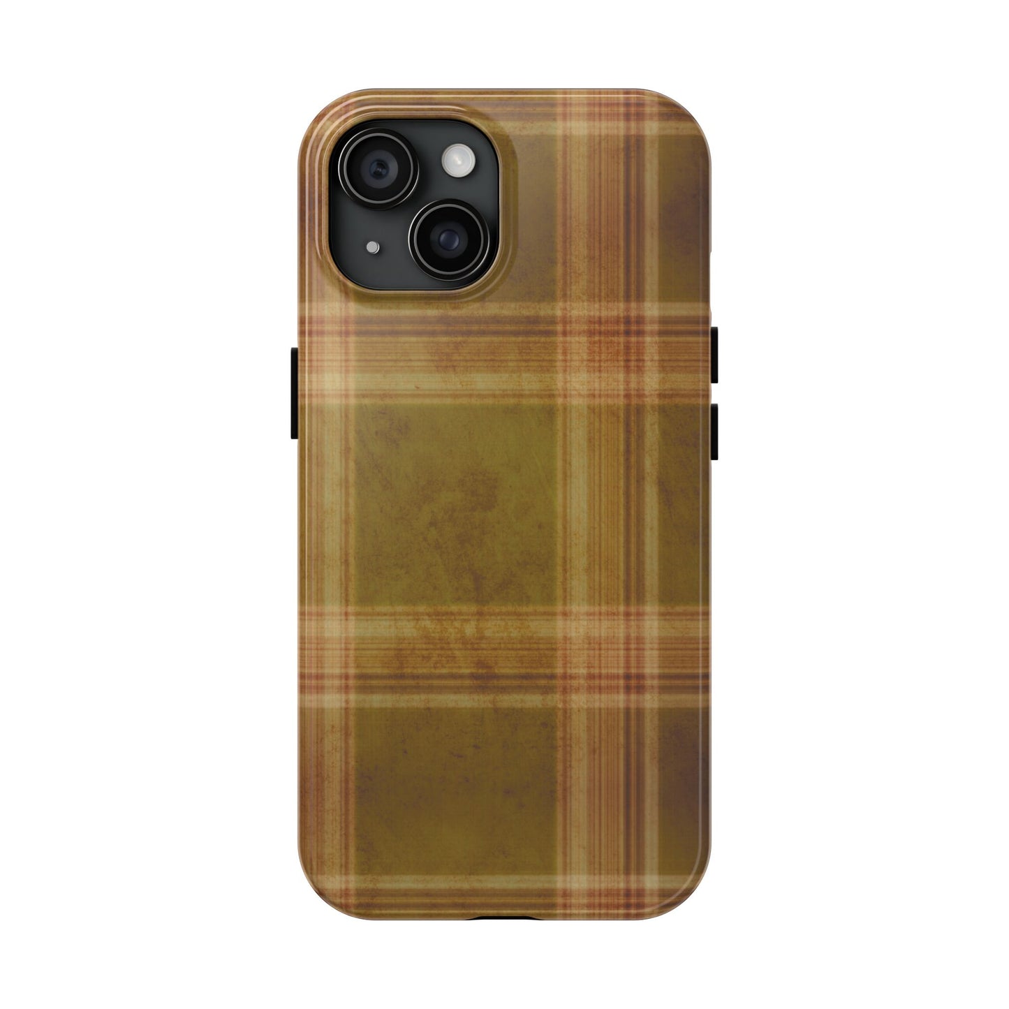 Amber Plaid Phone Case