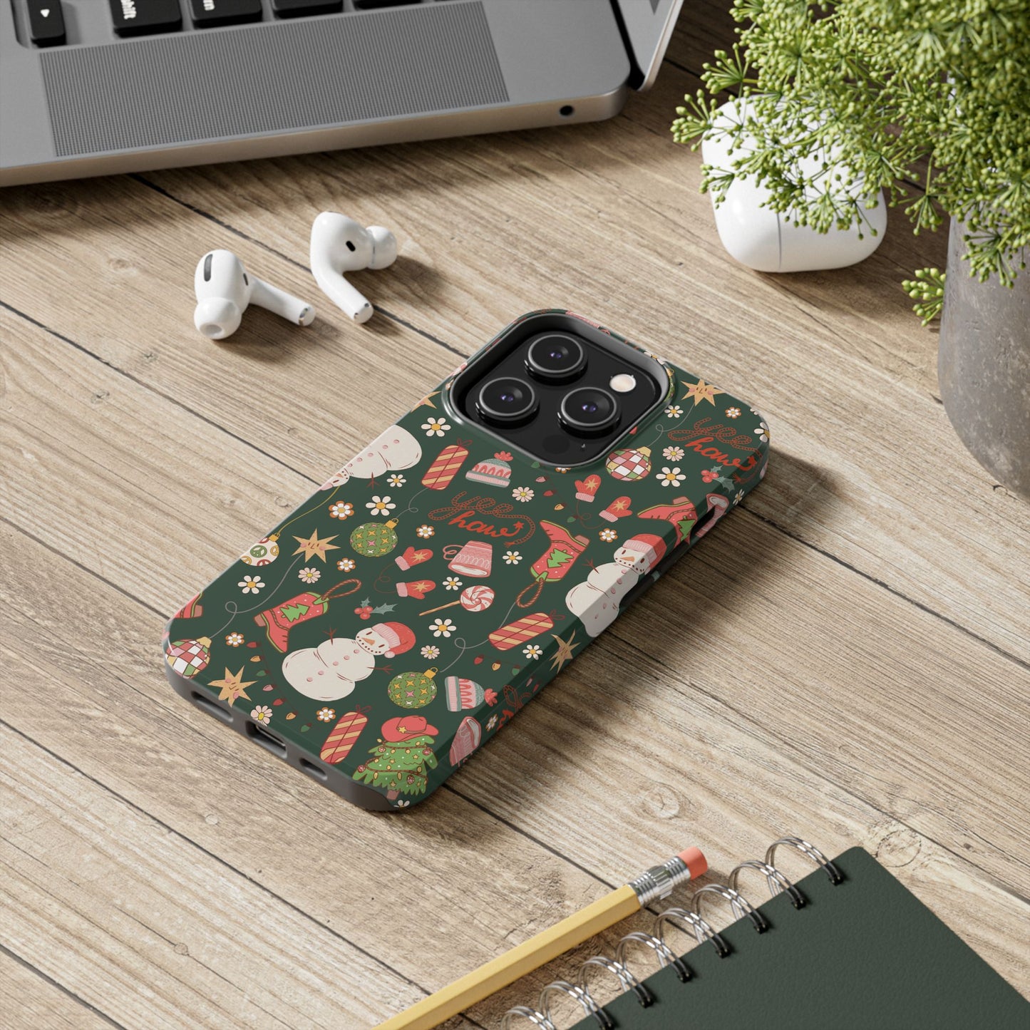 Yee Haw Snowman Phone Case