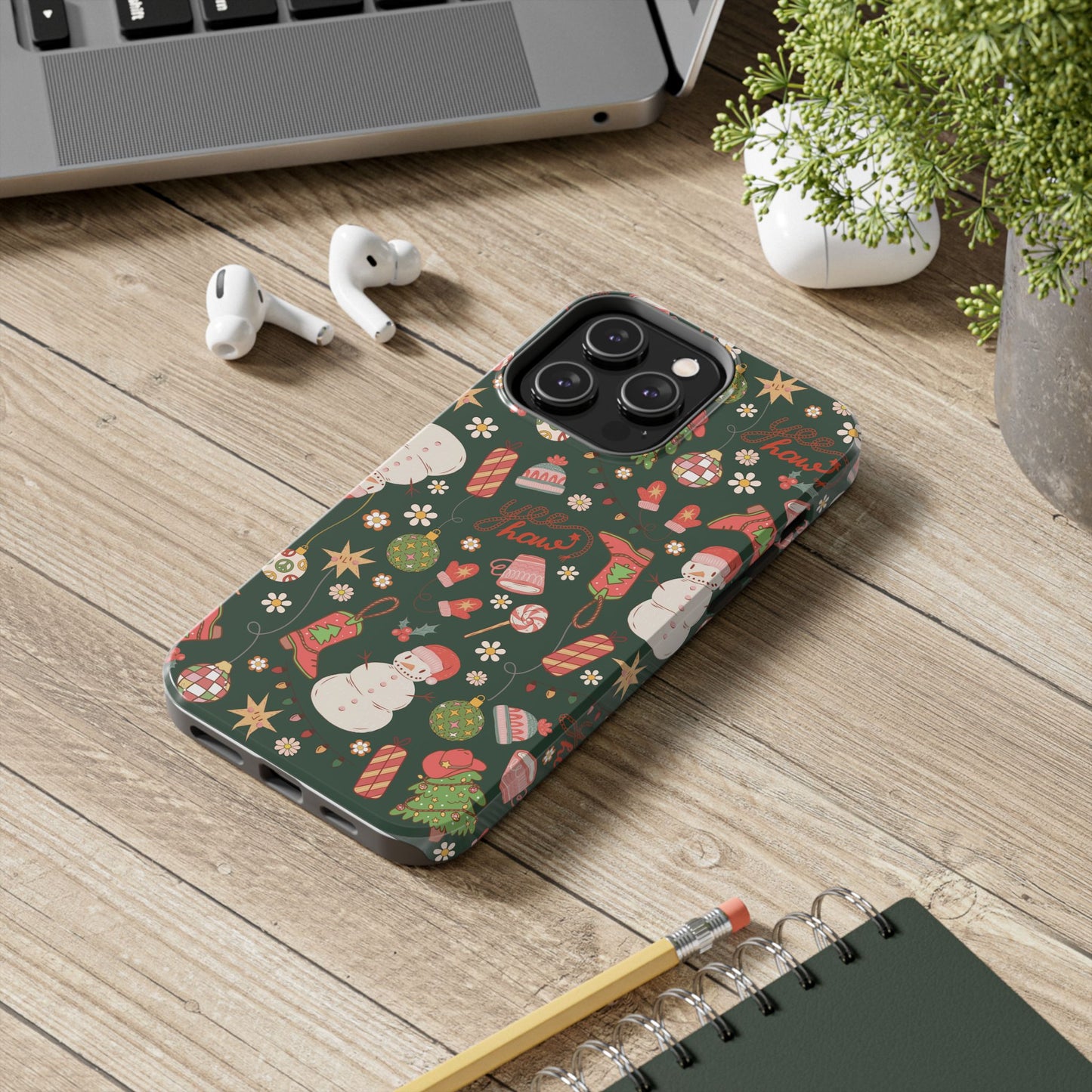 Yee Haw Snowman Phone Case