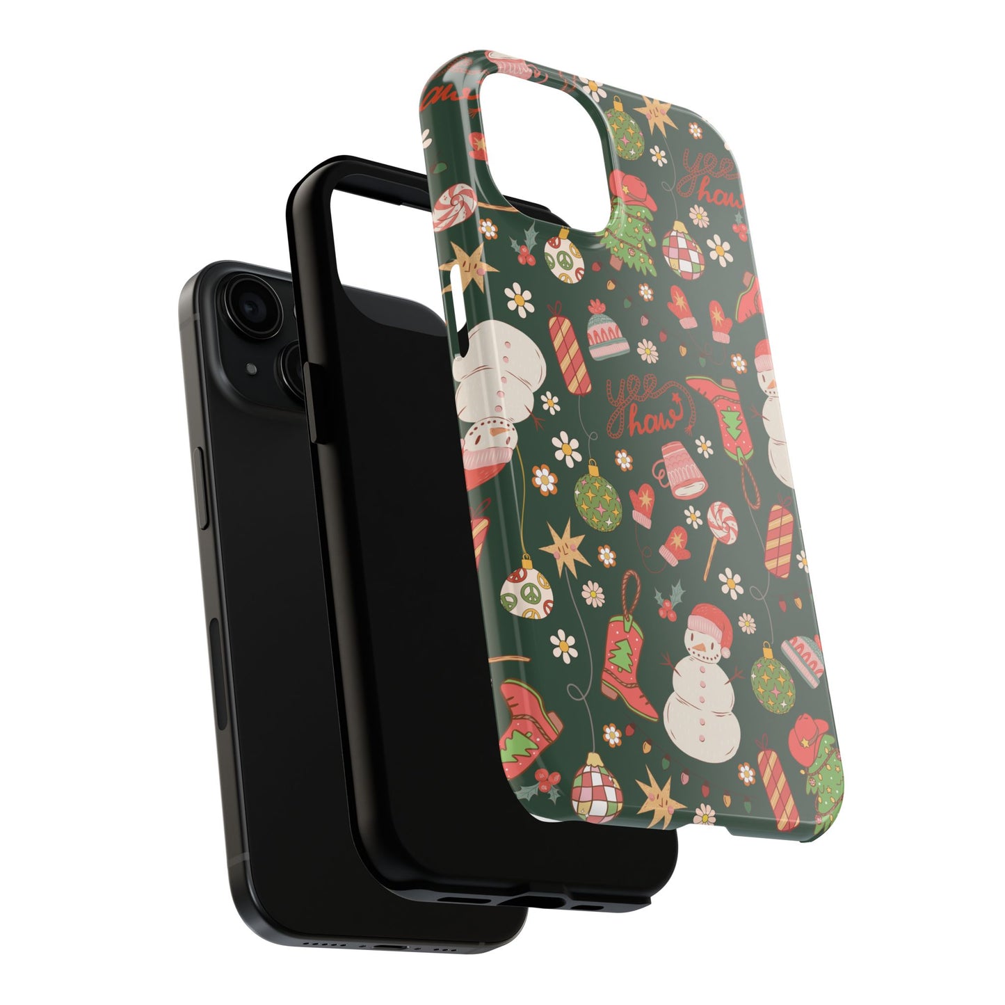 Yee Haw Snowman Phone Case
