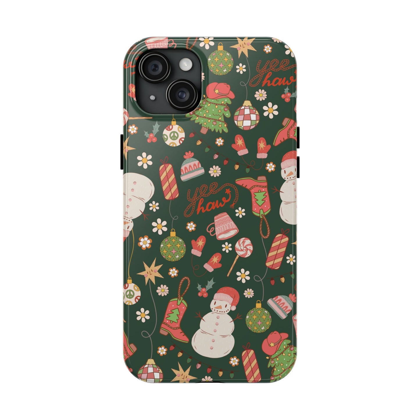 Yee Haw Snowman Phone Case