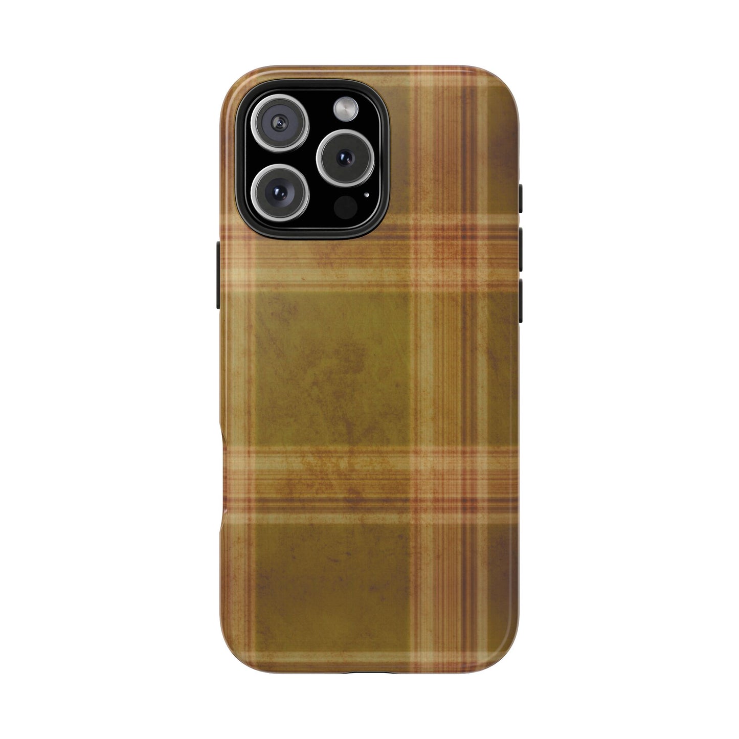 Amber Plaid Phone Case